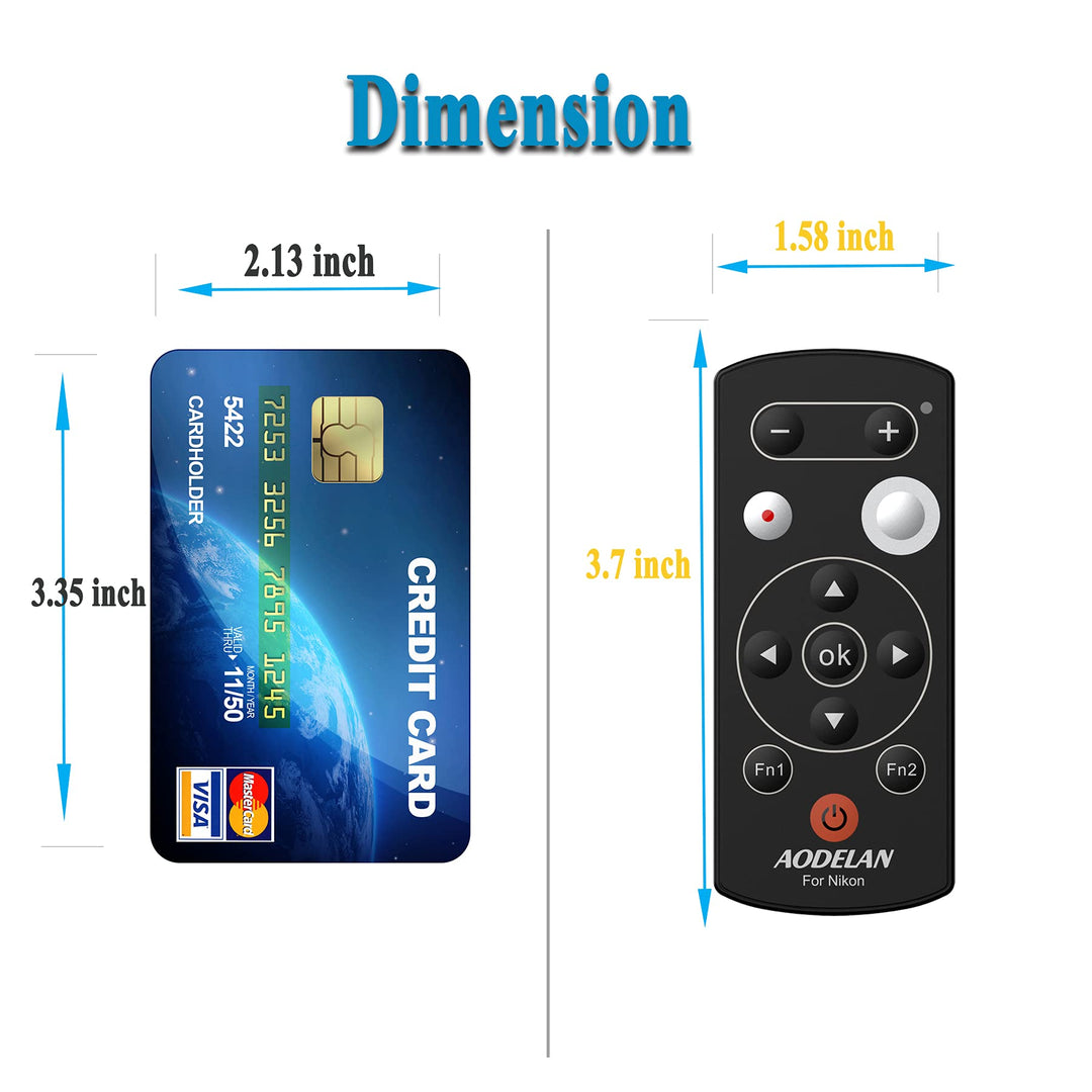 AODELAN for Nikon P1000 Z50 Camera Remote Control P950 