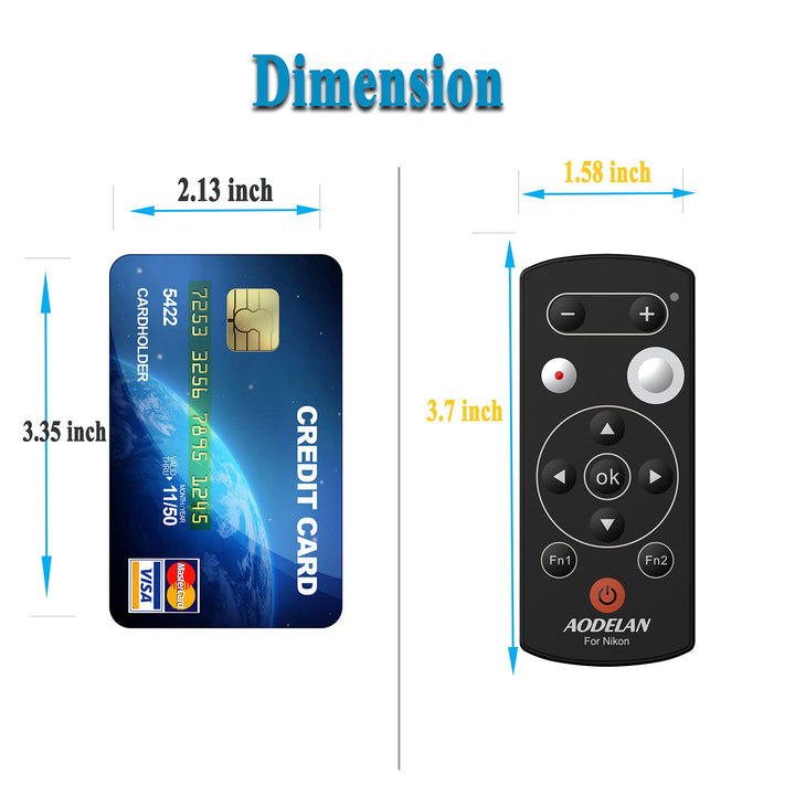 AODELAN for Nikon P1000 Z50 Camera Remote Control P950 