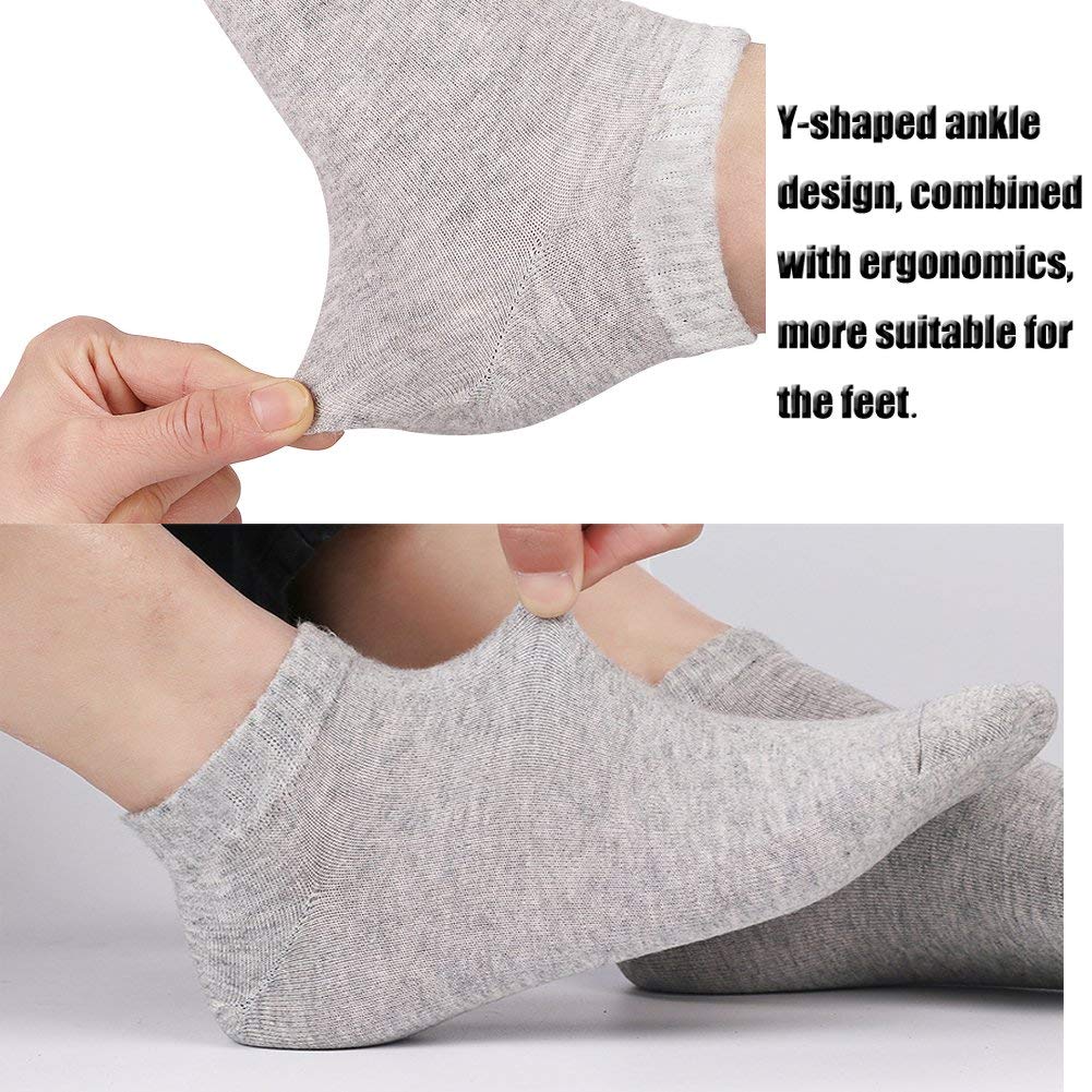 8 Pairs No Show Socks for Men Women Cotton Athletic Run