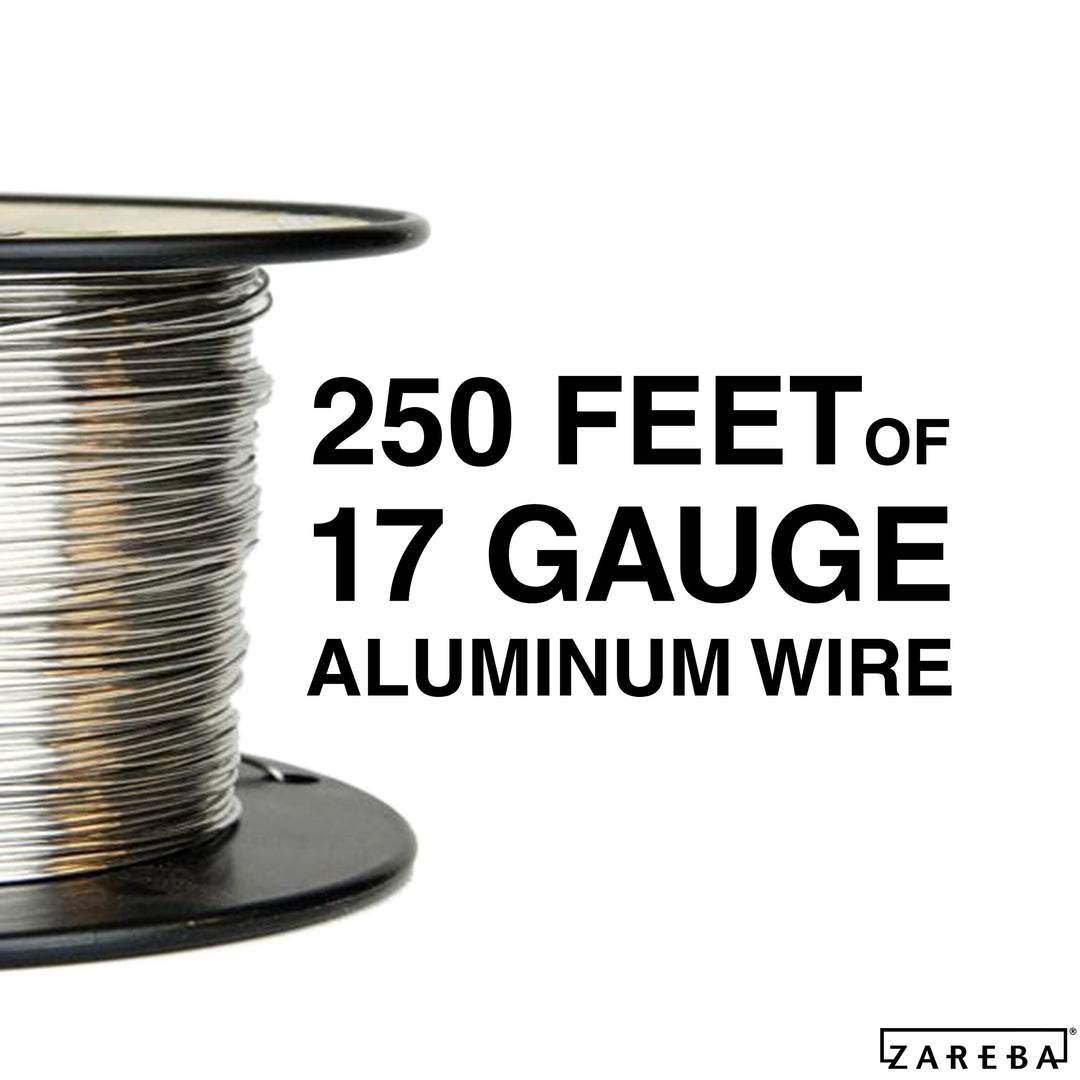 FW-00018D 250-Feet 17 Gauge Spool Aluminum Wire