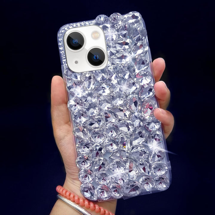 Bonitec Compatible with iPhone 13 Case for Women 3D Gli