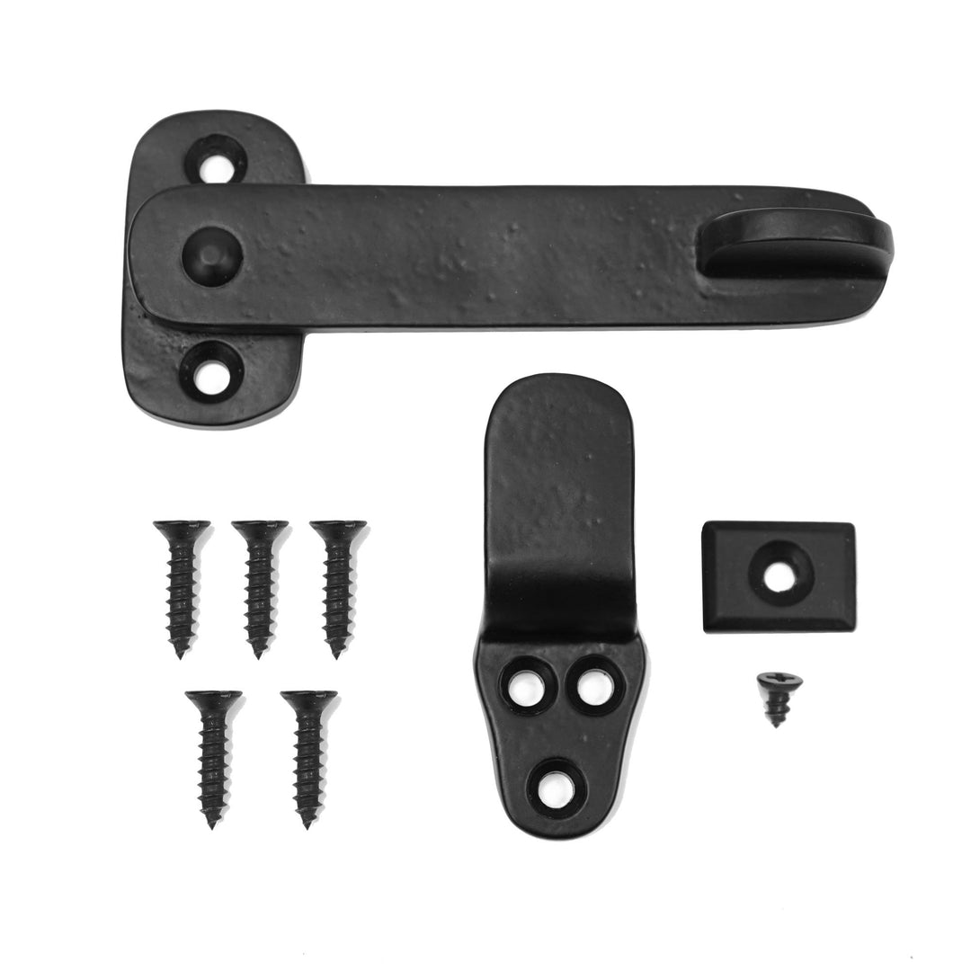 Brass Valley - 4 Black Flip Latch - Solid Cast Brass