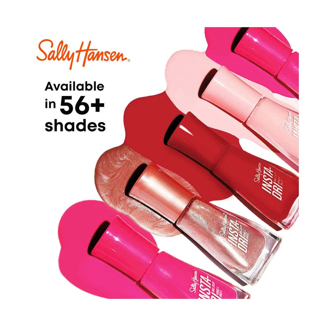 Insta-Dri®, Hail Cherry and Black and Top Coat, Quick Dry, Long Lasting, Streak-Free Shine, Nail Polish Variety Pack