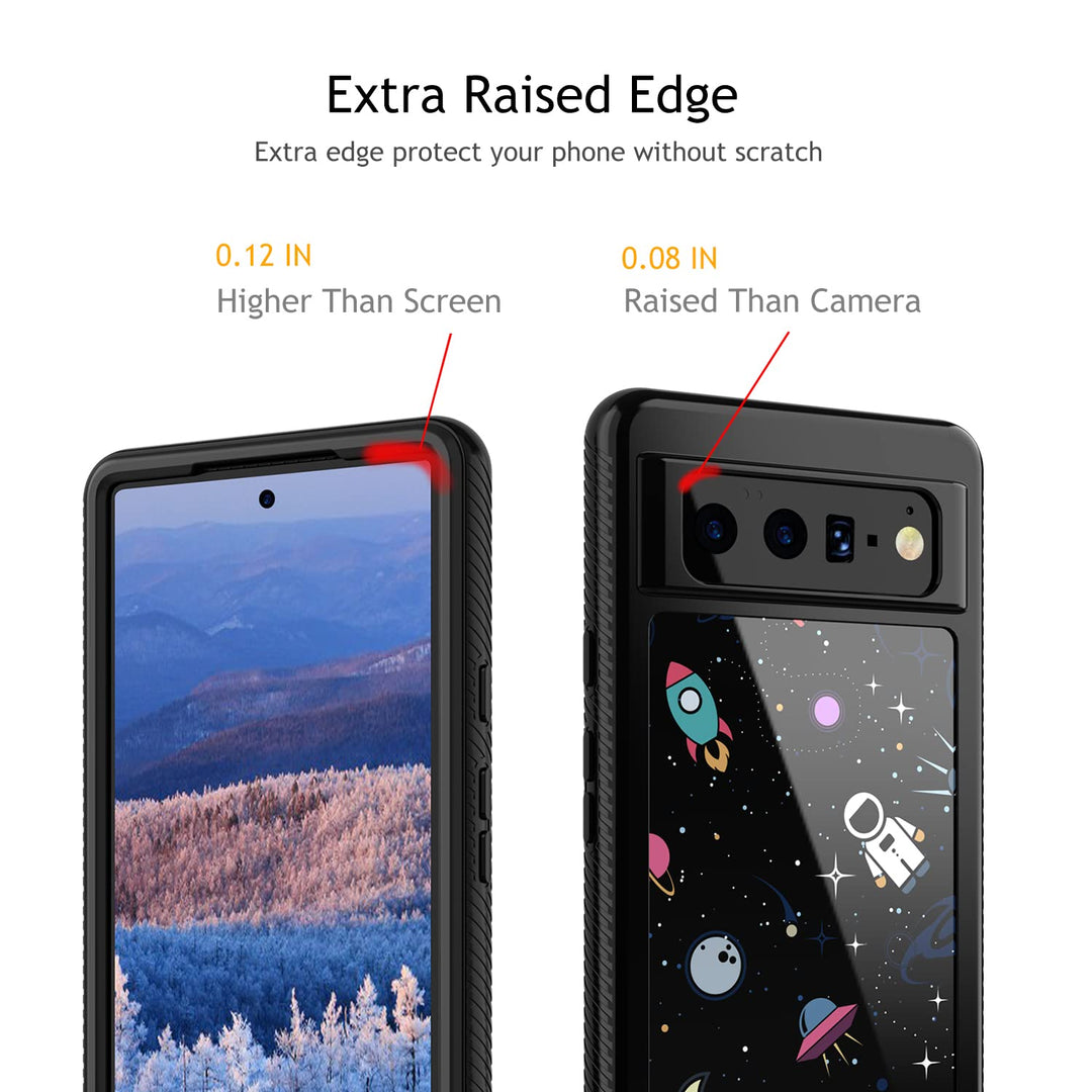 PBRO Case for Google Pixel 6 Pro Case 2021,Cute Astrona