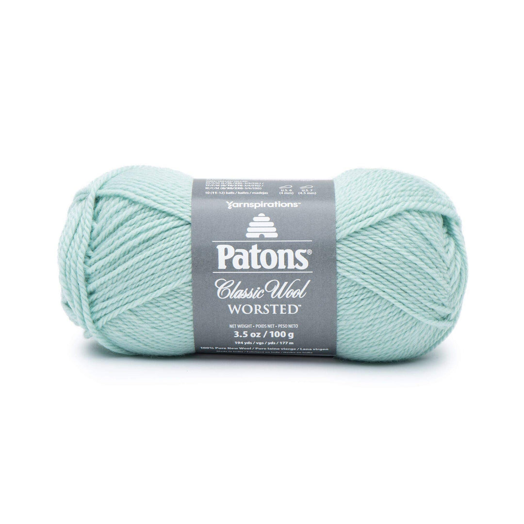 Patons Classic Wool Yarn, Misty Green