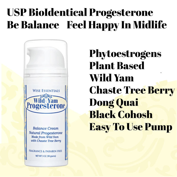 Wild Yam &amp; Progesterone, PUMP, 3 OZ