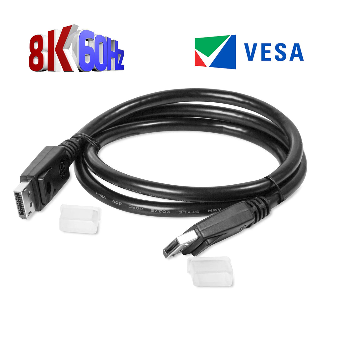 Club3D CAC-2068 VESA Certified DisplayPort to DisplayPort 1.4/Hbr3 M/M Cable DP 1.4 8K 60Hz 2m - 6,56ft