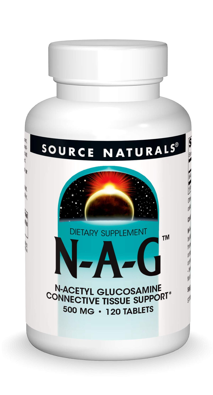 N-A-G 500 mg N-Acetyl Glucosamine for Connective Tissue Support* - 120 Tablets