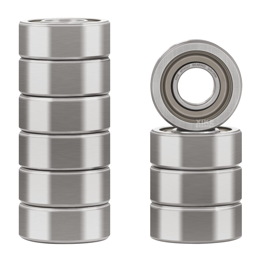 10 Pcs MR83ZZ Bearings 3x8x3mm, Double Shield Seals Metal and Pre-Lubricated, Deep Groove Ball Bearing.