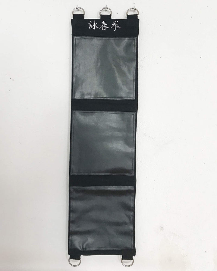Wall Punching Bag Wing Chun Striking Target Three Sections Canvas and PU Leather (unfilled)