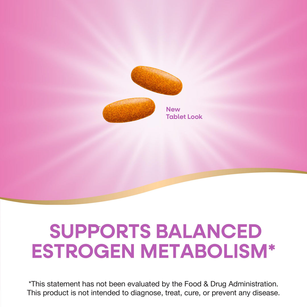 Nature&#39;s Way Protective Breast Formula, Supports Balanced Estrogen Metabolism*, Supports Premenstrual Breast Comfort*, with BR-DIM, Turmeric Extract, and Vitamin D3, 60 Tablets (Packaging May Vary)