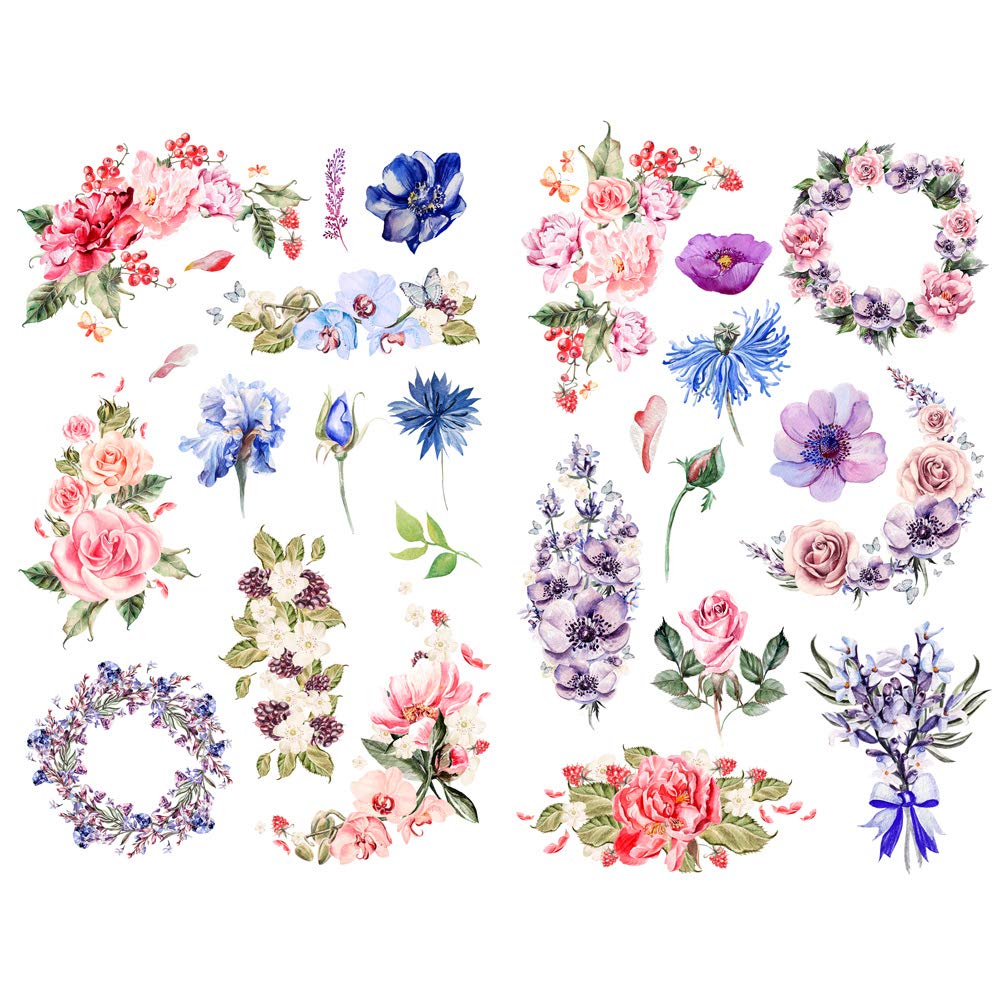 Spring Flowers Kawaii Aesthetic Happy Planner Diary Journal Stationery Scrapbooking Stickers Travel Art Supplies