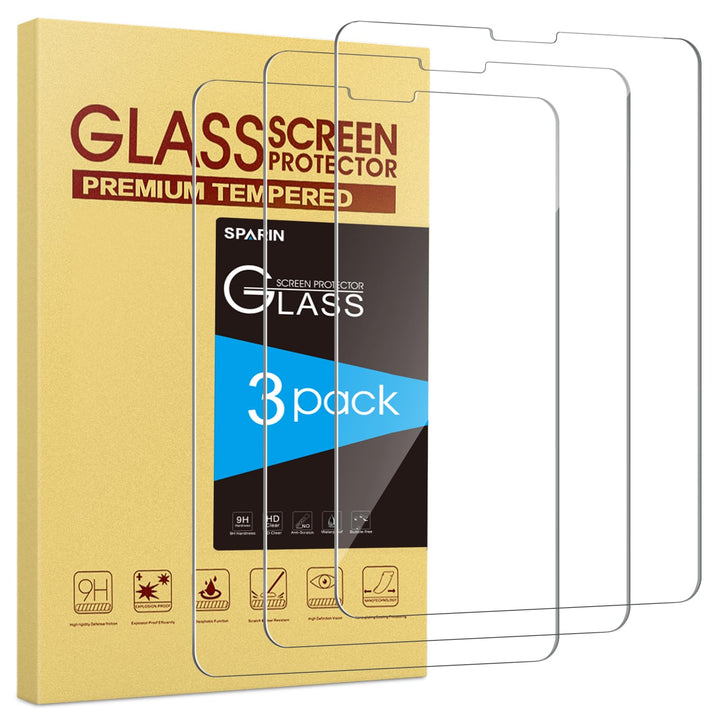 3 Pack Screen Protector for iPad Air 5th/4th Generation 10.9 inch (2022/2020) iPad Pro 11 inch (2022/2021/2020/2018), Tempered Glass for iPad Air 5/Air 4-Case Friendly