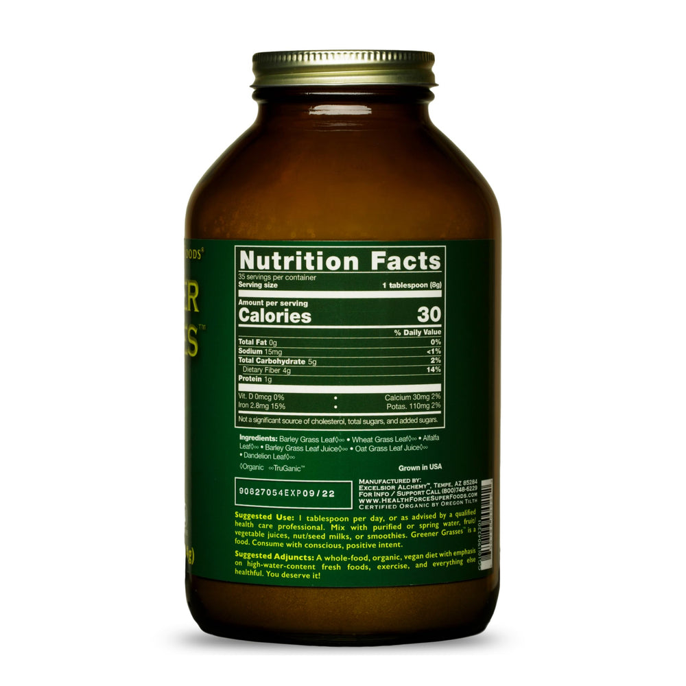 HealthForce SuperFoods Greener Grasses - 10 Oz Powder