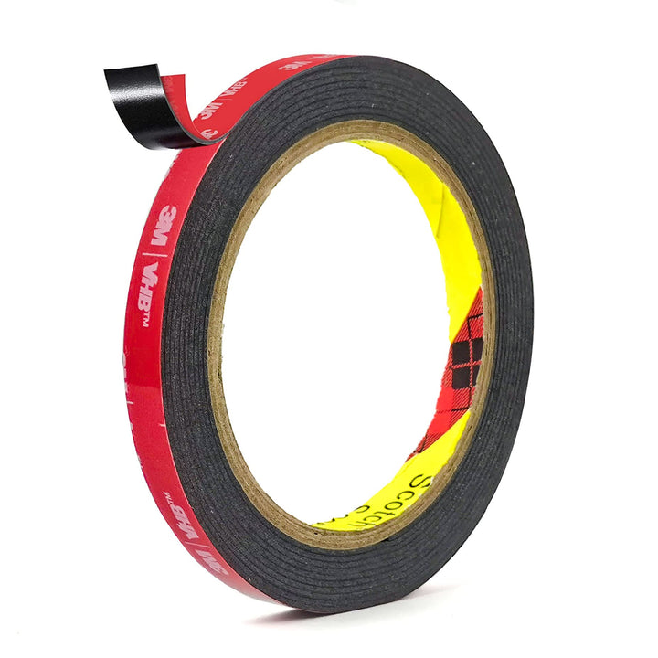 Double Sided Tape Heavy Duty Mounting Tape Strong Adhesive Tape Waterproof Foam Tape Picture Hanging Strips for LED Strip Light Indoor and Outdoor (0.39in X 10ft)