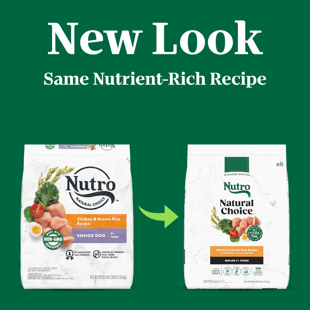 Natural Choice Senior Dry Dog Food, Chicken and Brown Rice Recipe, 30 lbs.