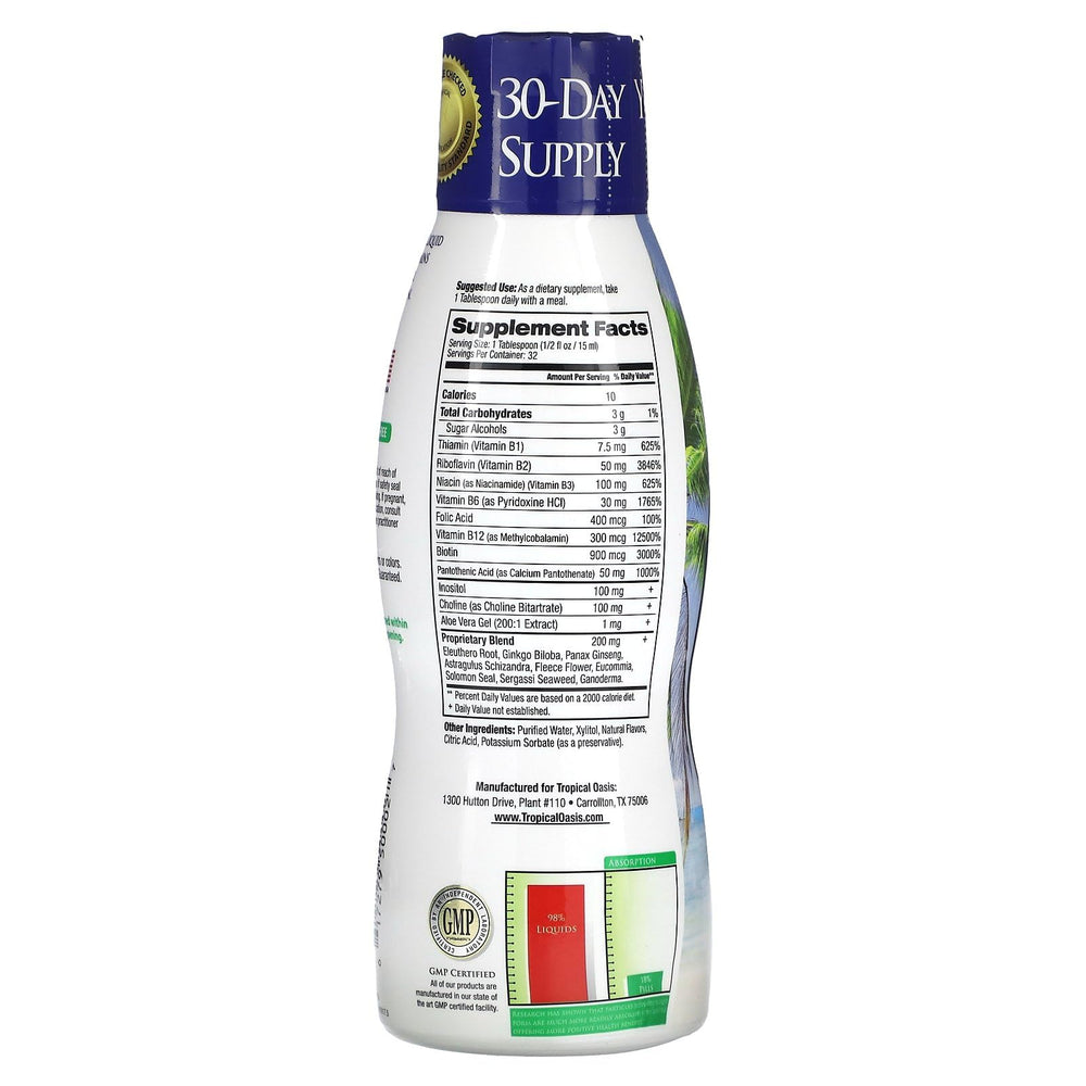 Tropical Oasis Liquid B COMPLEX (16 oz)
