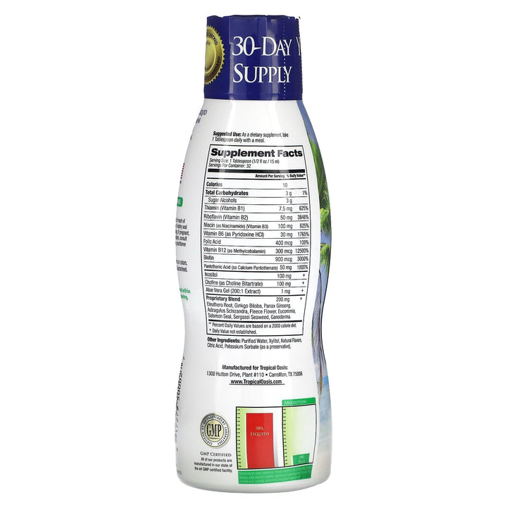 Tropical Oasis Liquid B COMPLEX (16 oz)