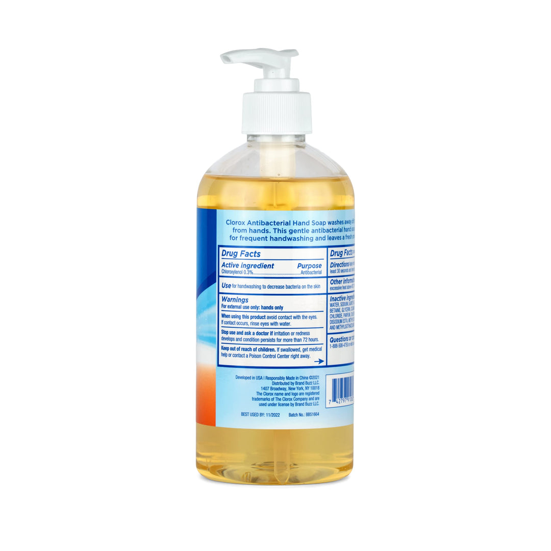 Clorox Antibacterial Liquid Hand Soap Pump | 16 oz Citr