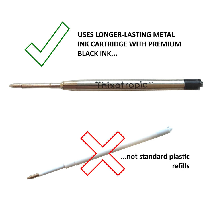 HEAVY Super Big Fat Weighted Pen for Tremors and Parkinson&#39;s (Twin Pack) Premium Ink