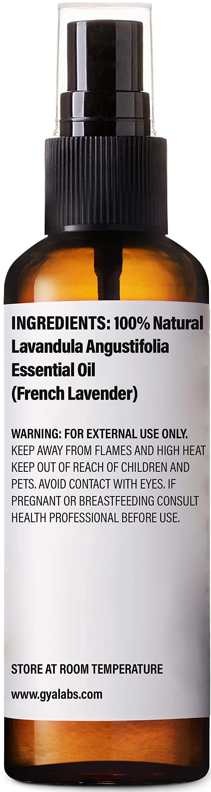 French Lavender Hydrosol (Floral Water / Flower Water) 100% Pure and Natural - Aromatherapy Skin Care, Room Spray - 100ml - Gya labs