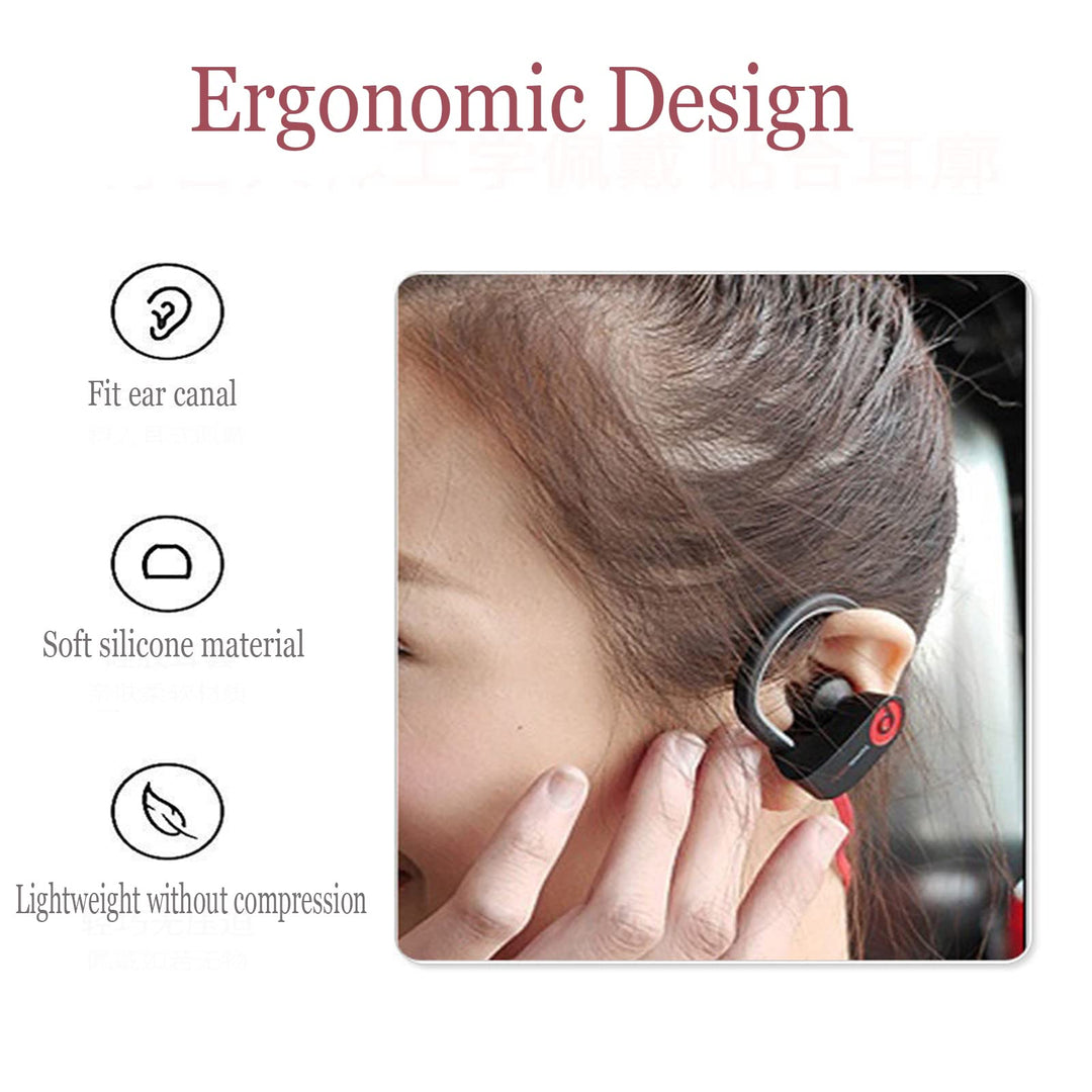 8pcs Replacement Eartips Earbuds Eargels for Beats by dr dre Powerbeats 2, Powerbeats 3, Powerbeats Wireless Stereo Earphones (Black)
