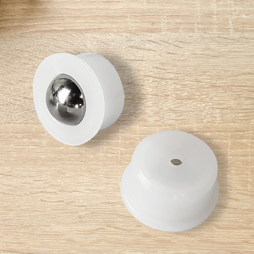 10 Pieces Mini Ball Transfer Bearing Table Conveyor Roller Ball for Transmission, Furniture,Wheelchair 1/3inch(Nylon and Stainless Steel)