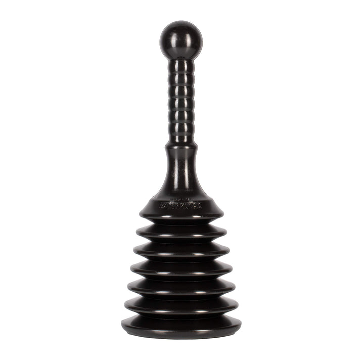 MPS4 Sink &amp; Drain Plunger for Kitchen Sinks, Bathroom Sinks, Showers, and Bathtubs. Small and Strong Design with Large Bellows Commercial &amp; Residential Use, Black