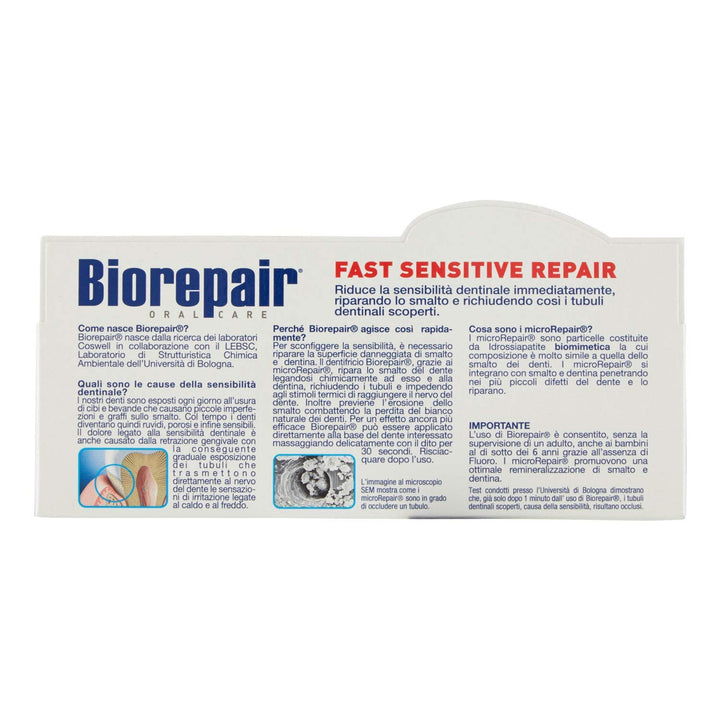 :Fast Sensitive Repair Toothpaste with microRepair, New Formula - 2.5 Fluid Ounce (75ml) Tube [ Italian Import ]