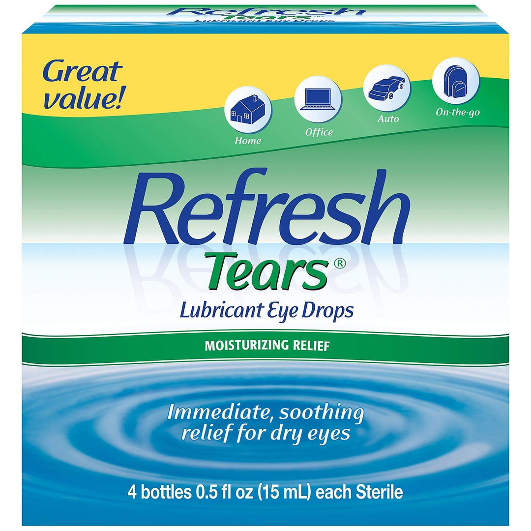 Refresh Tears Lubricant Eye Drops, Moisture Drops for D