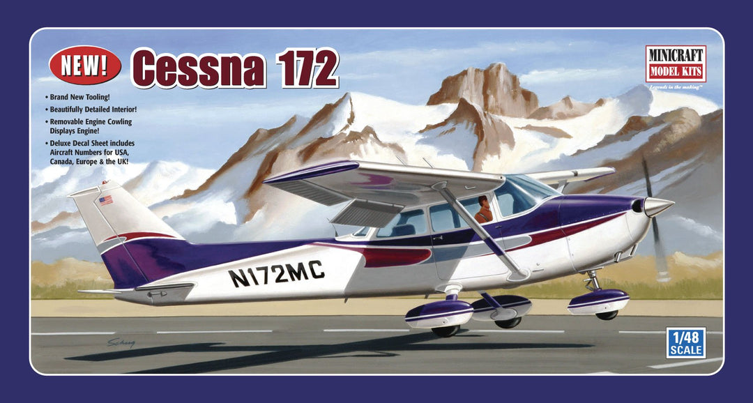 Models Cessna 172 (Fixed Gear) 1/48 Scale