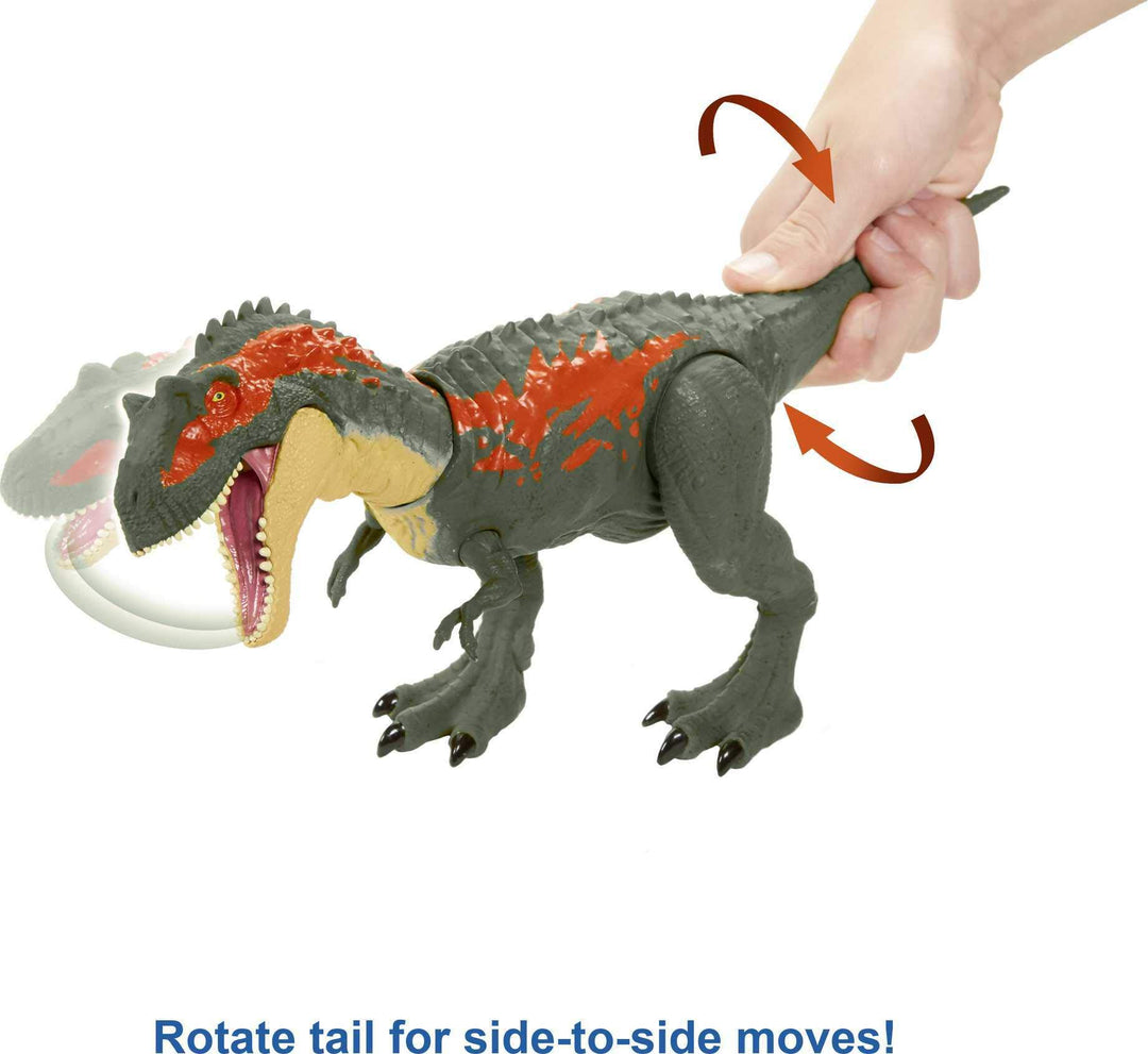 Jurassic World Toys Gvg67 Massive Biters Larger-Sized Dinosaur Action Figure With Tail-Activated Strike And Chomping Action, Movable Joints, Ages 4 And Up 15.0 Cmx10.0 Cmx35.0 Cm