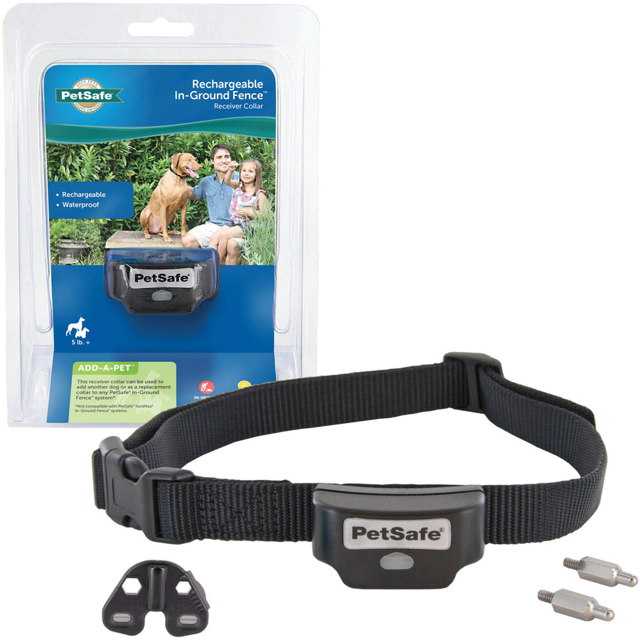 Rechargeable In-Ground Fence Receiver Collar with Charger