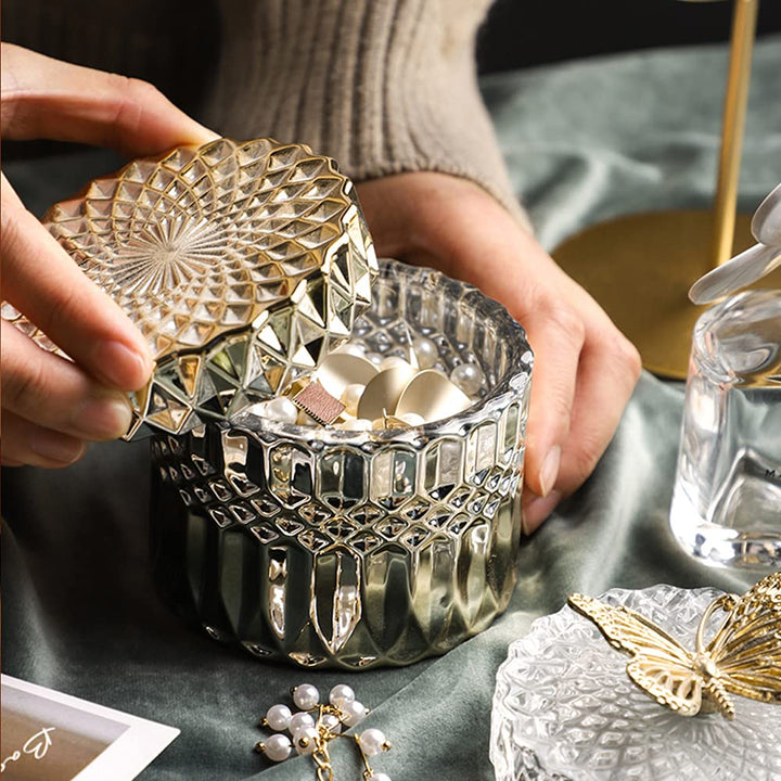 Silicone Crystal Box Resin Mold with Lid and Bird Handle Shape Mold for Epoxy Resin Jewelry Storage Bottle Jar Trinket Containers Ashtray Candle Holder DIY Crafts Supplies Resin Kit Home Decor Gift