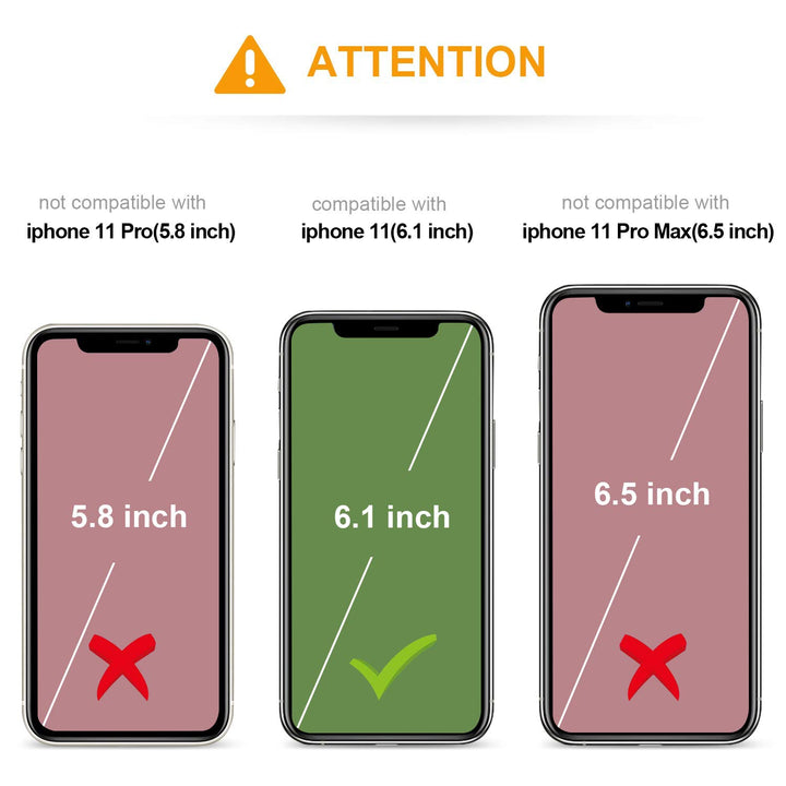 KIHUWEY Compatible with iPhone 11 Case Wallet with Cred