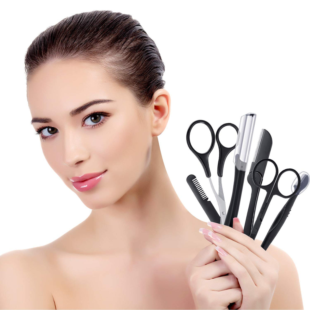 12 Pieces Eyebrow Kit Multipurpose Exfoliating Dermapla