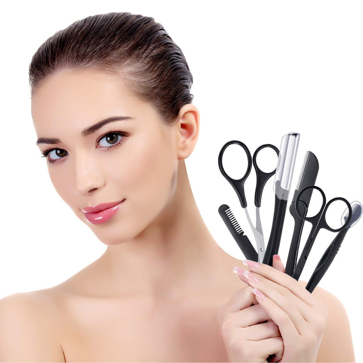 12 Pieces Eyebrow Kit Multipurpose Exfoliating Dermapla