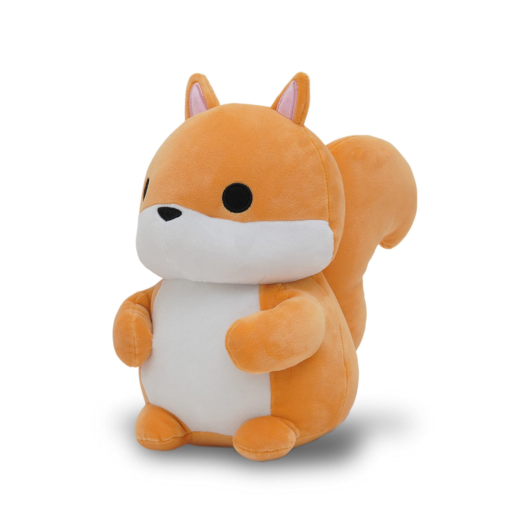 Brown Squirrel Plush Toy - 10 Inches Plushie Stuffed Animal - Hug and Cuddle with Squishy Soft Fabric and Stuffing for Boys and Girls