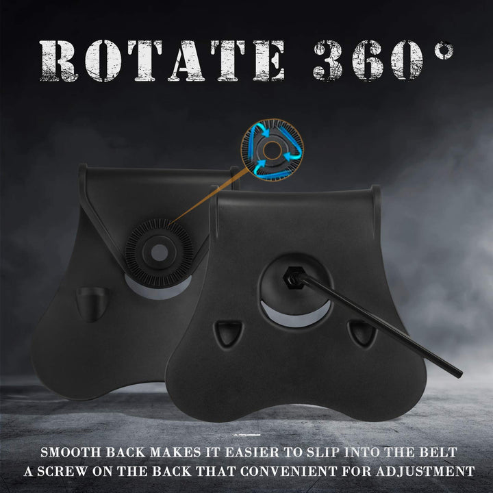 OWB Holster for Taurus G2 G2C G2S G3 G3C G3X G3XL TX22 Compact, Optics Cut &amp; Red Dot Sight Ready(No Laser), Right Handed