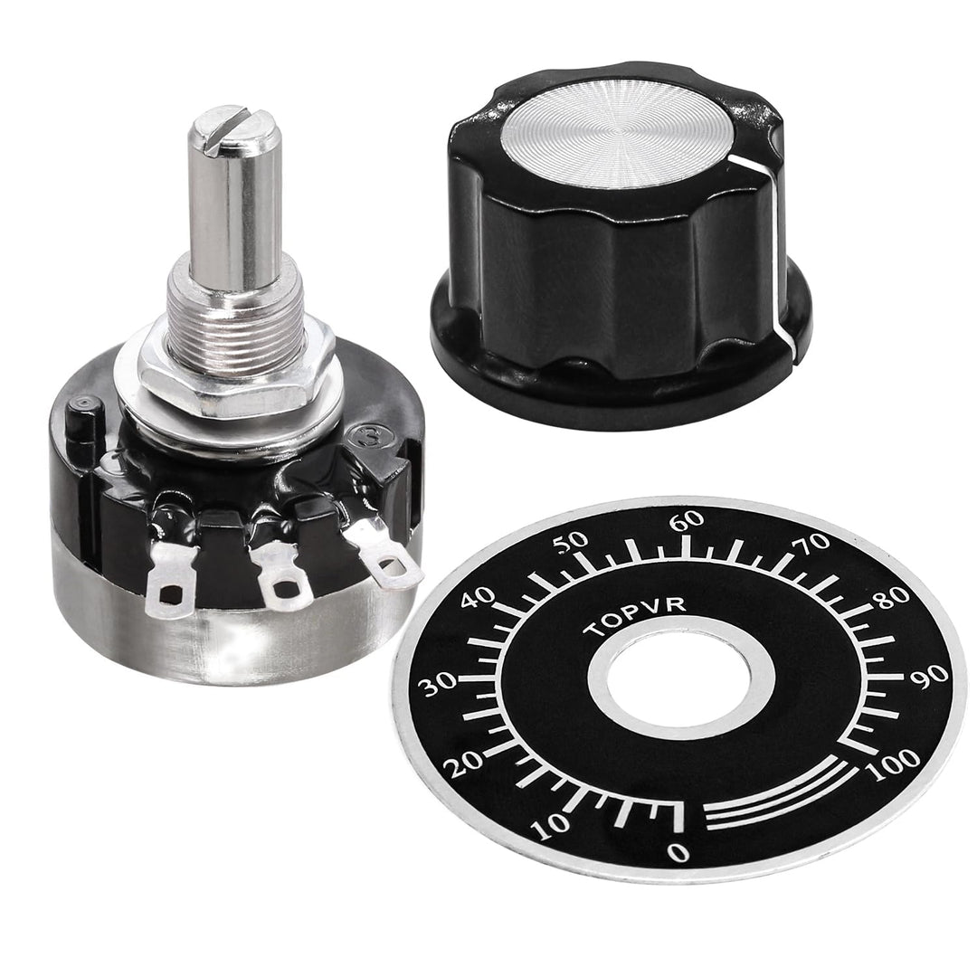 Taiss/2pcs RV24YN20S Potentiometer 200 ohm Single Turn 
