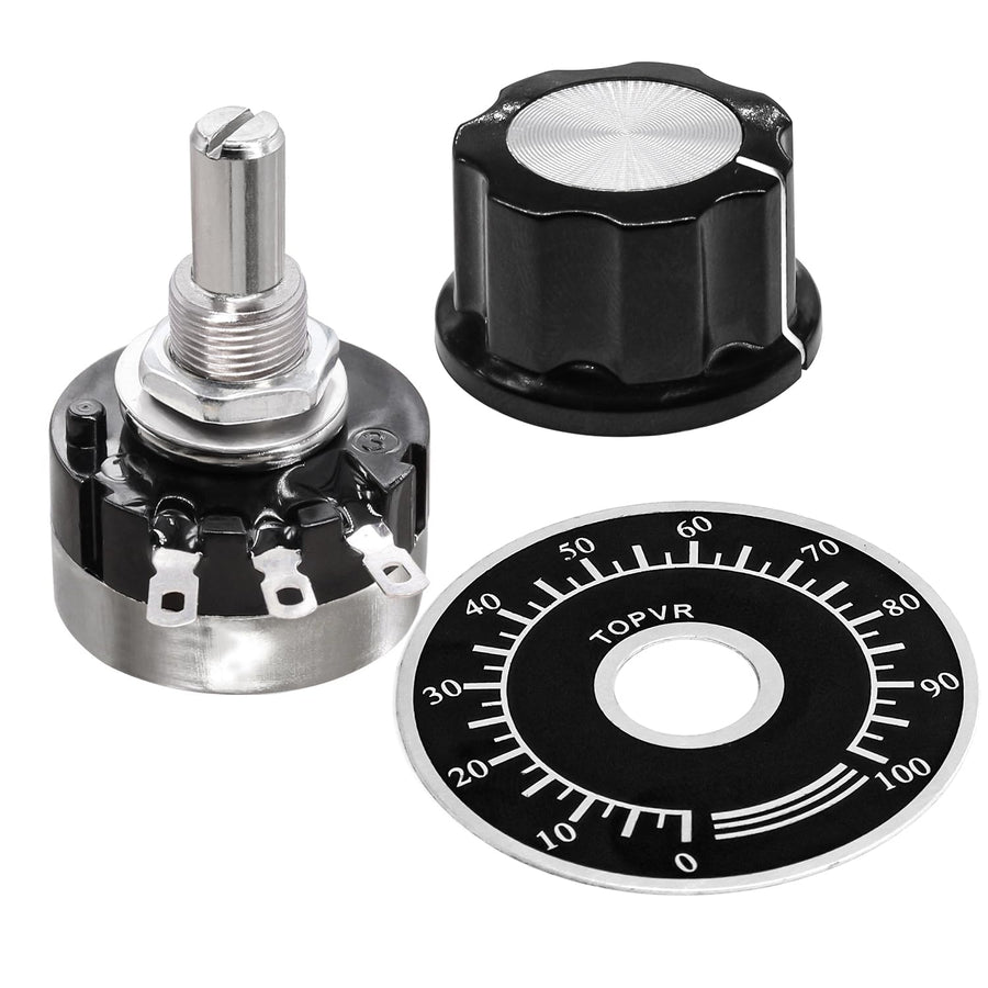 Taiss/2pcs RV24YN20S Potentiometer 200 ohm Single Turn 