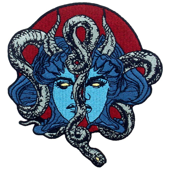 ZEGINs Mysterious Mask and Snake Patch Embroidered Appl