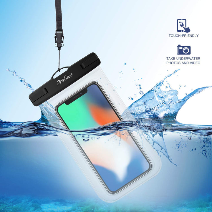 ProCase Universal Waterproof Pouch up to 7, Cellphone D