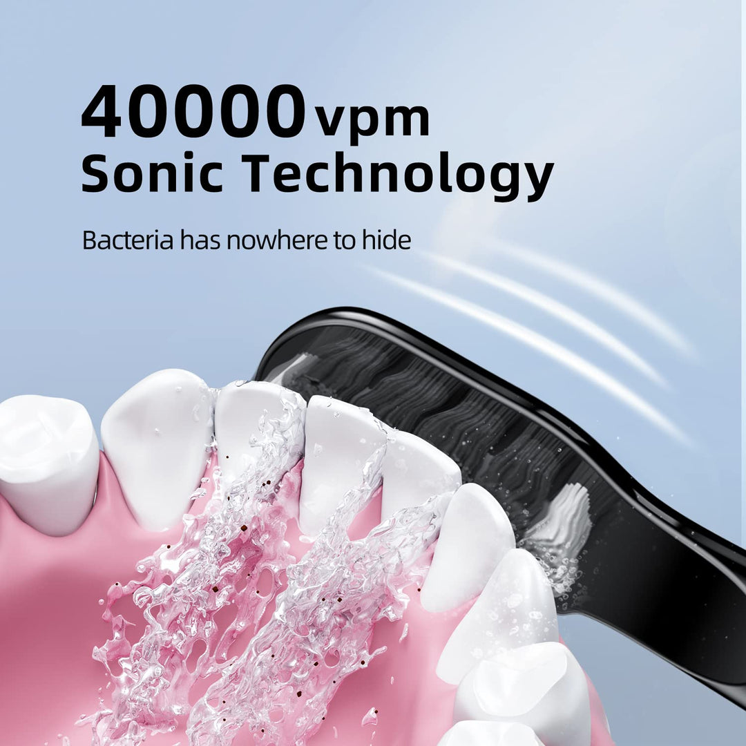 XFU Sonic Electric Battery Toothbrush for Adults and Ki