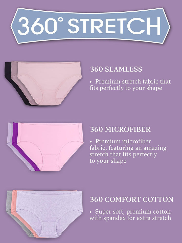 Fruit of the Loom Women&#39;s 360° Stretch Underwea