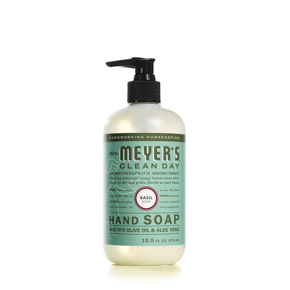 Basil, 12.50 oz. : Mrs Meyer's Clean Day Liquid Hand Soap
