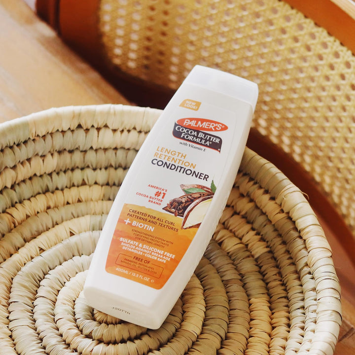 Palmer&#39;s Cocoa Butter &amp; Biotin Conditioner for Length Retention, Strengthening&amp; Enhanced Shine - 400ml