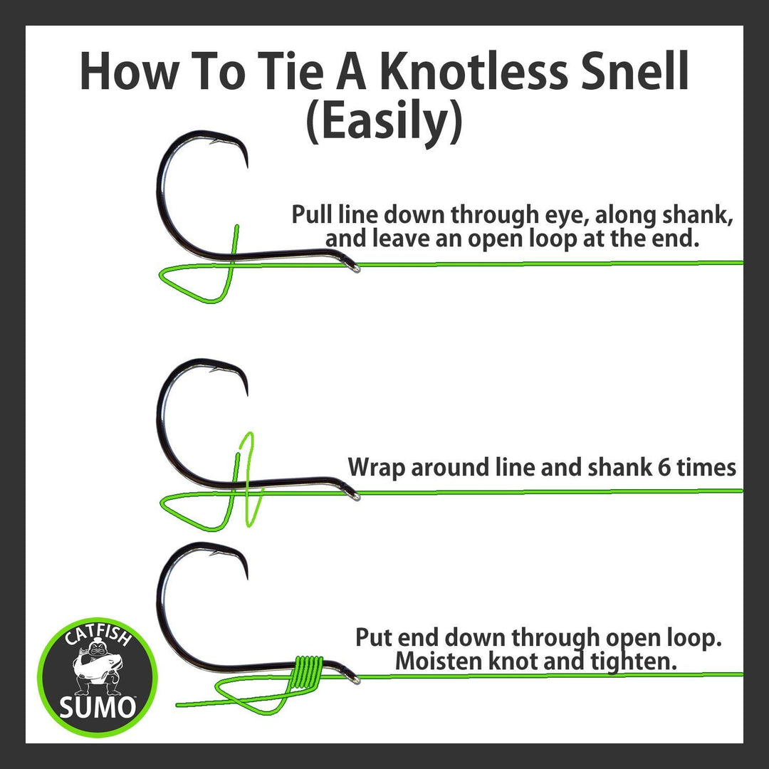 Heavyweight Catfish Hooks - Offset Octopus Circle Hooks - 25 Pack (8/0)