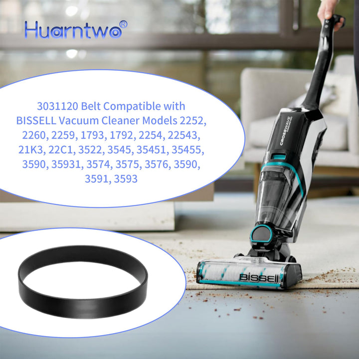 3031120 Replacement Vacuum Cleaner Belt for Bissell Styles 7 9 10 12 14 16(3PCS)