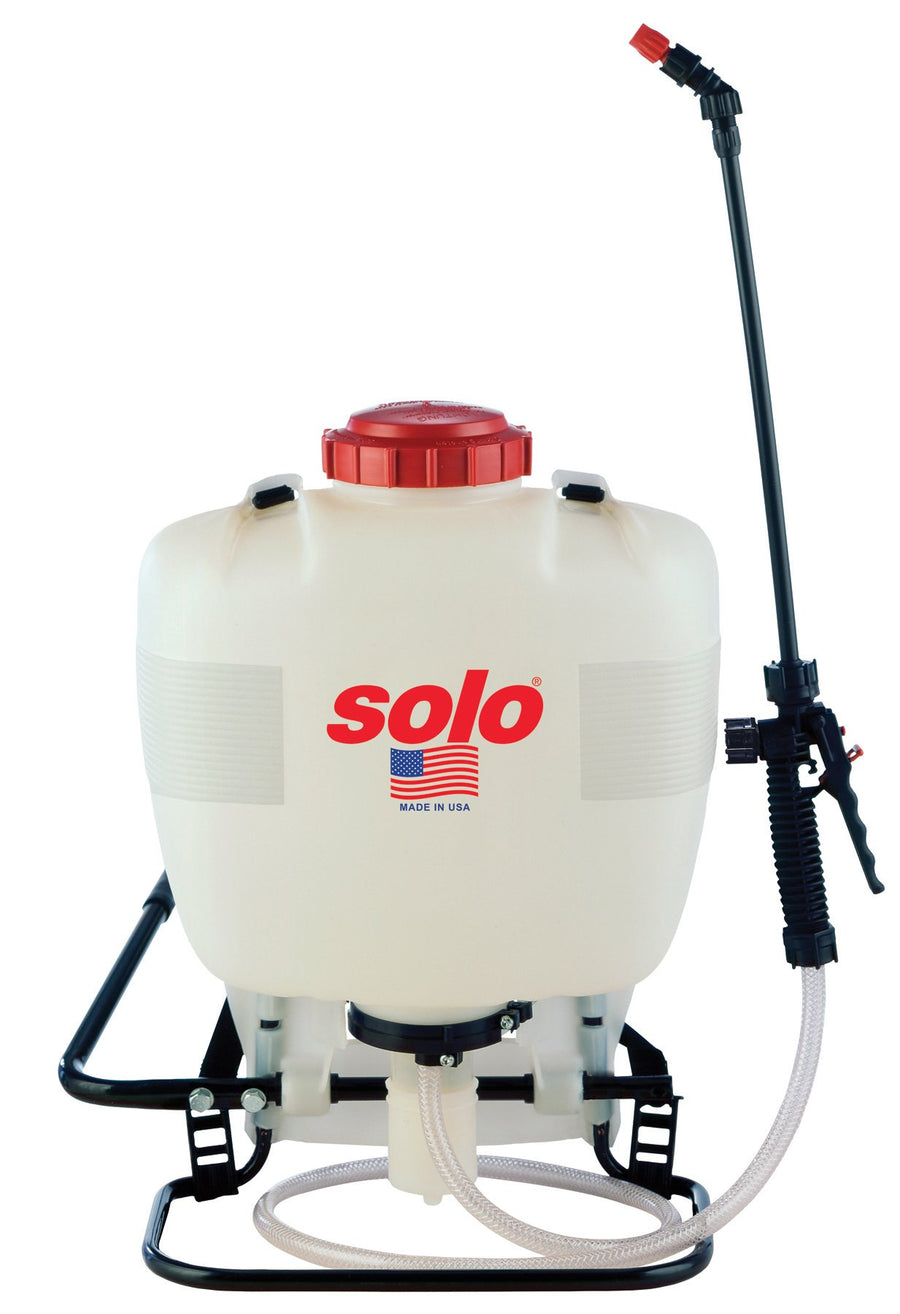 SOLO 425 4-Gallon Piston Backpack Sprayer, Wide Pressur